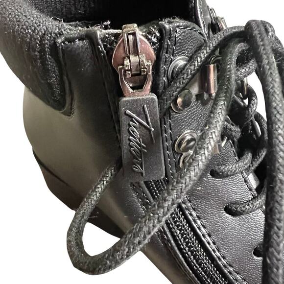 Trotters Becky 2.0 Boot Black Smooth Calf Leather Womens US Size 8N - Picture 5 of 12